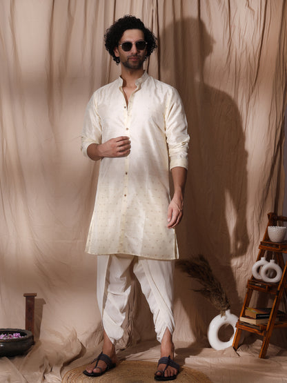 Men Full Sleeve Slik Kurta