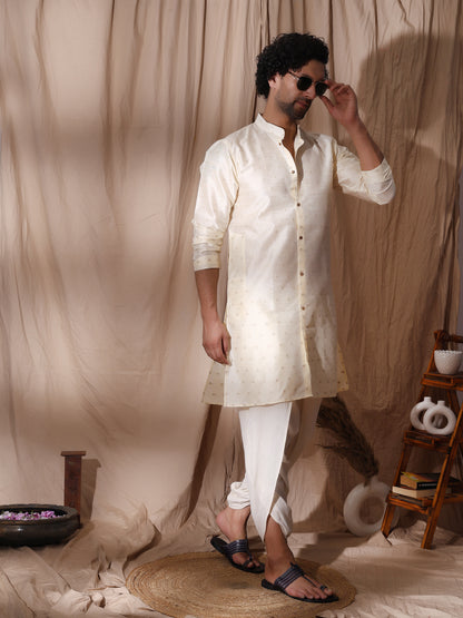 Men Full Sleeve Slik Kurta