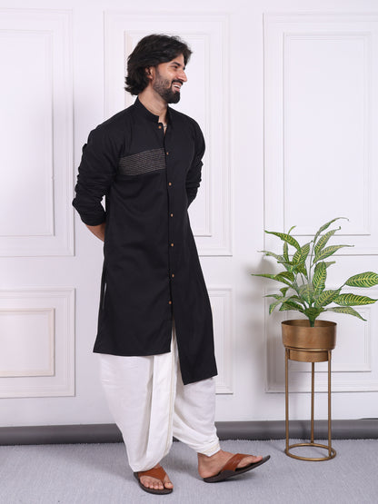 Men angrakha with a front high-low style