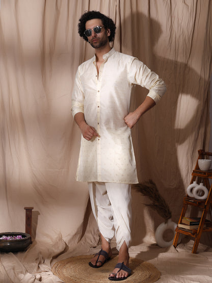 Men Full Sleeve Slik Kurta