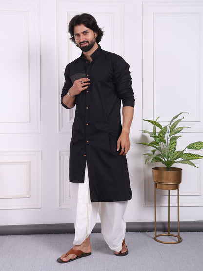 Men angrakha with a front high-low style