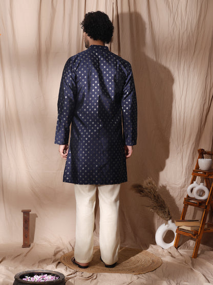 Men Full-Sleeve Side Slits Kurta