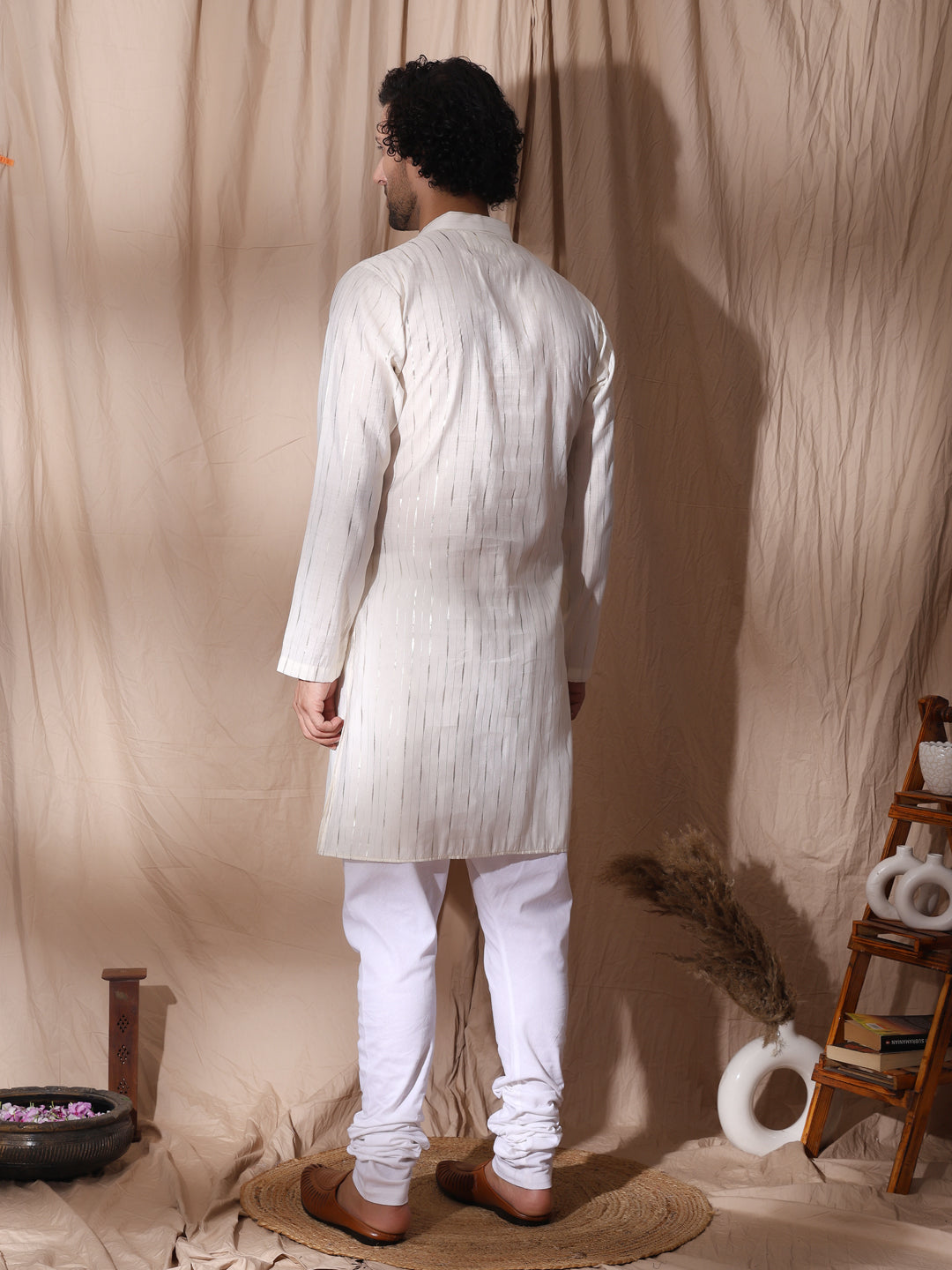 Front Pocket Detailed Kurta For Men
