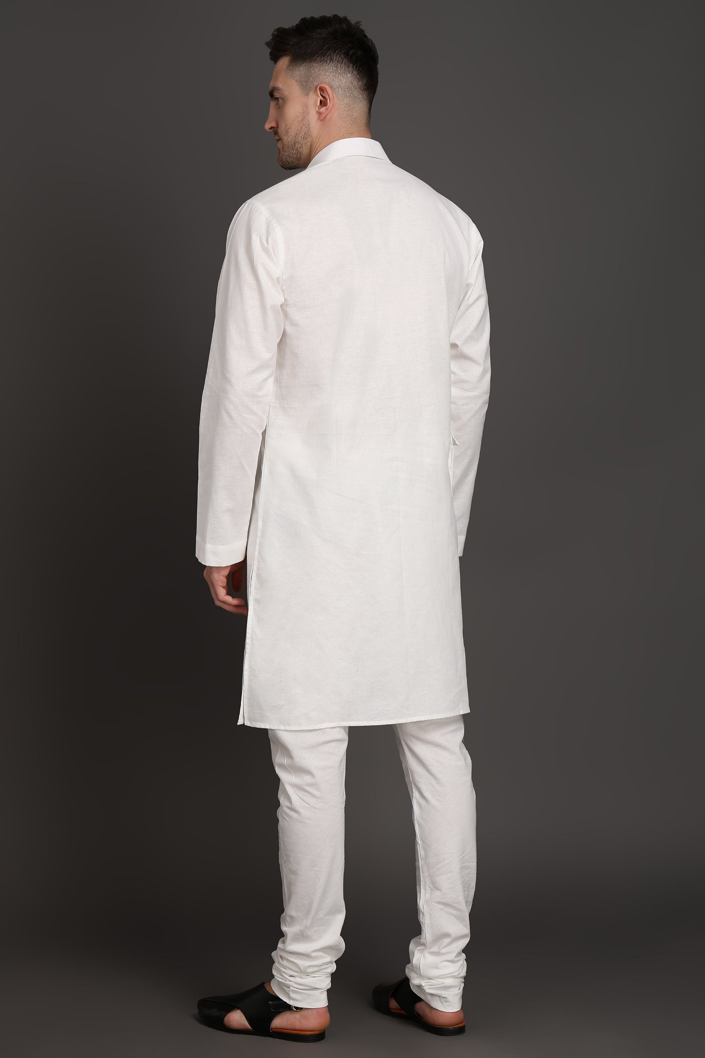 White Heritage Pocket Kurta