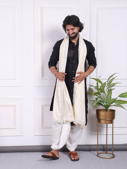 Men angrakha with a front high-low style